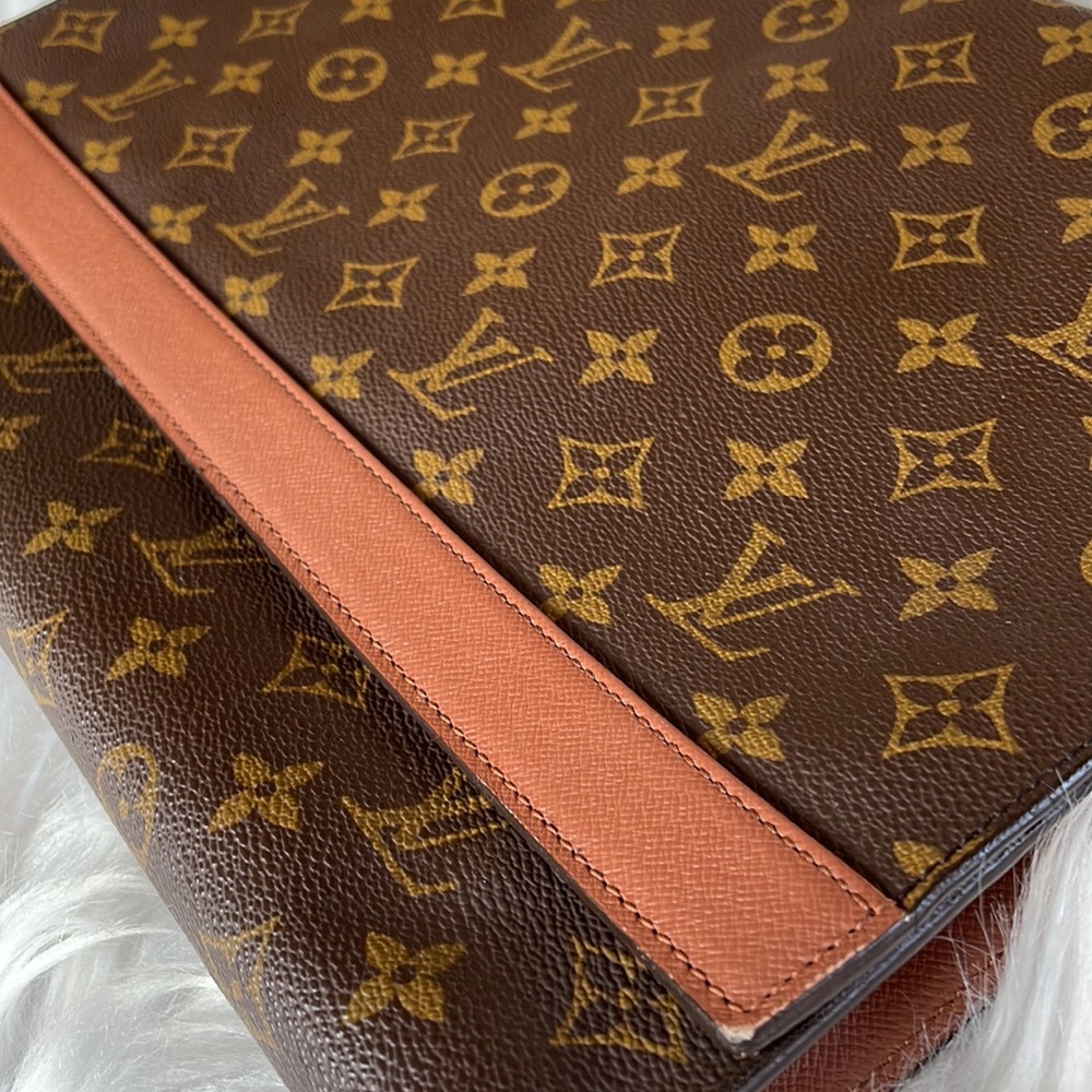 Louis Vuitton monogram Porte envelope clutch turned shoulder bag - Picture 9 of 16